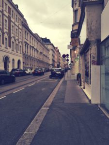 Vienna is full of streets like this one, which I find really cool.